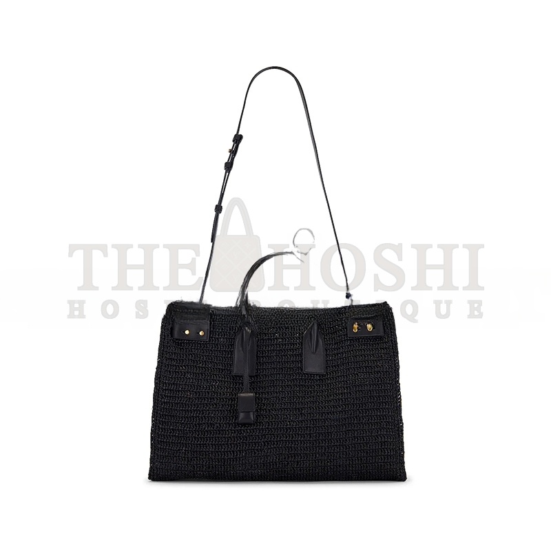 Y51 SAC DE JOUR S*pPLE IN RAFFIA AND LEATHER-MEDIUM 751499GAADY1000 (41*28*13cm) Master Quality